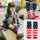 【兒童襪子系列】美國國旗氣質條紋長筒襪好穿搭☆1歲起皆可穿長筒襪/中統襪/膝上襪/長襪☆