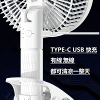 【涼夏系列】清涼一夏可折疊usb可攜電風扇/清涼風散/禮品/多功能可夾可掛風扇/ 隨身風扇 